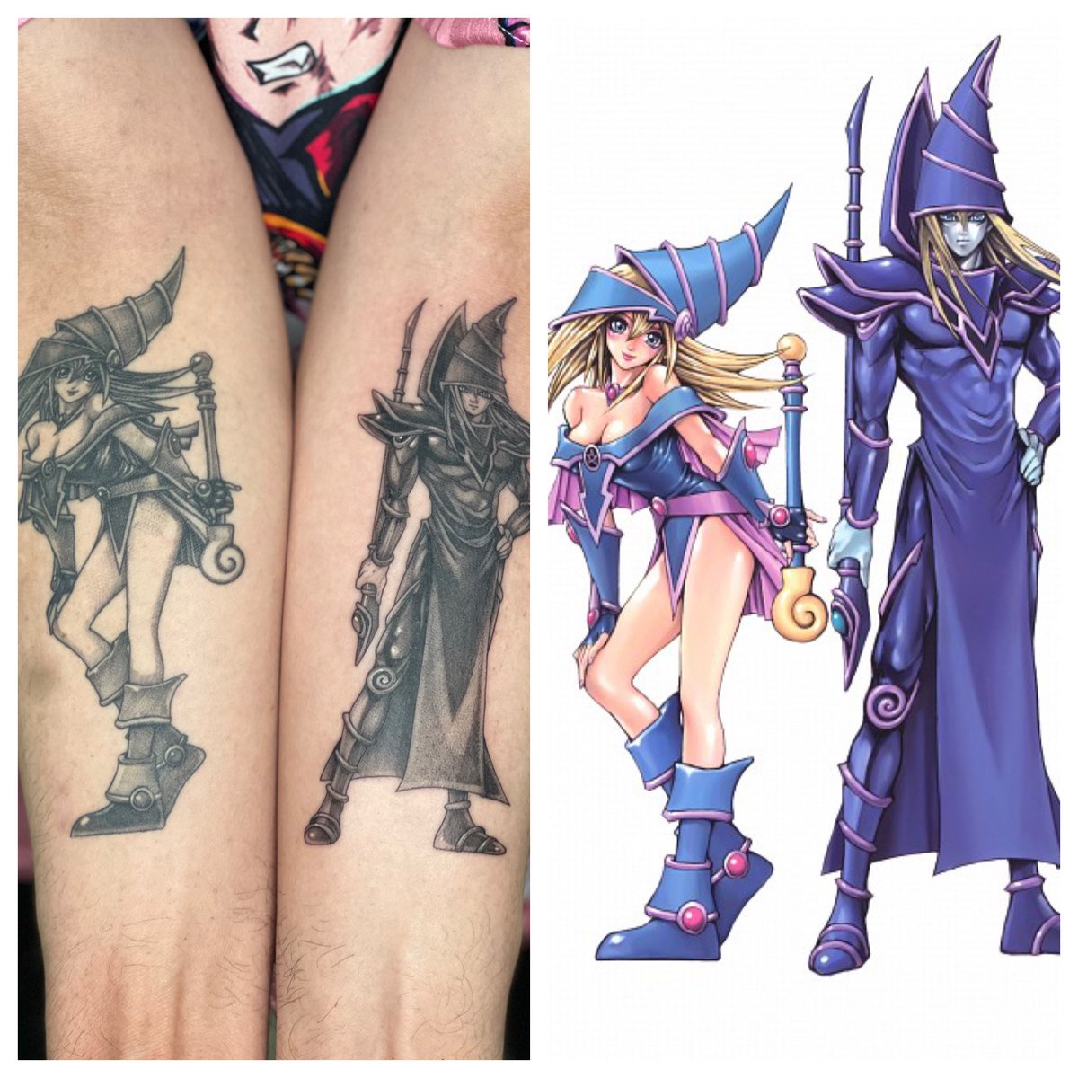 <a href="/Kohrokke/">Koh</a> This art piece of the magicians. I got them tattooed on my arms a few months back. Credit to Fan Wu at <a href="/Gristletattoo/">Gristle Tattoo+Art</a>