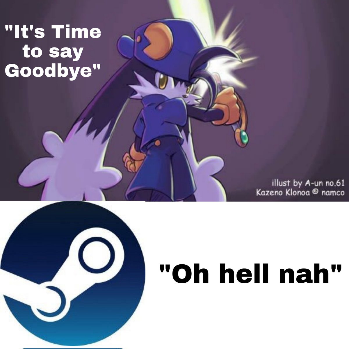 Darkida2's tweet photo. #Steam rn with #Klonoa https://t.co/WLeDd20Cdf