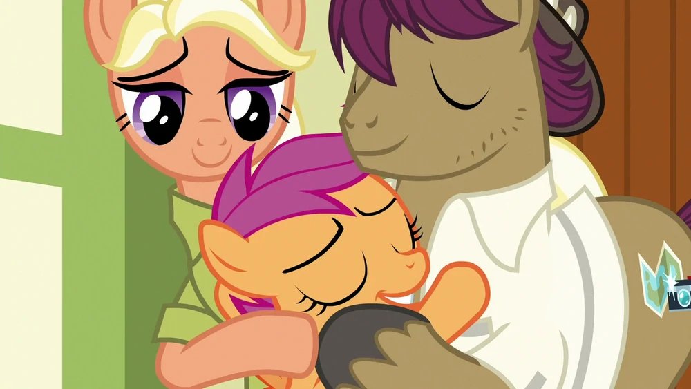 Trijosh1's tweet photo. #Happy3rdAnniversary to #TheLastCrusade! This is where we FINALLY met #Scootaloo's parents. And shout out to @NillBewton and @emilyjtennant for voicing #SnapShutter &amp; #ManeAllgood! #MyLittlePony #MLP #MyLittlePonyFriendshipIsMagic #MLPFiM #BillNewton #EmilyTennant #3rdAnniversary https://t.co/ECYd0z2RTy