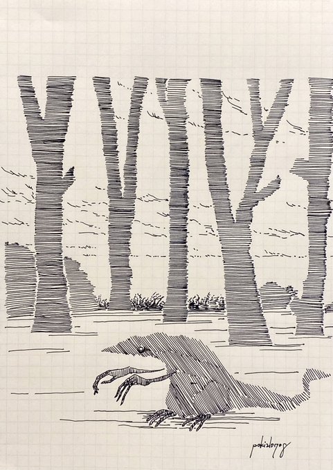 去年の今日描いた絵です。 
