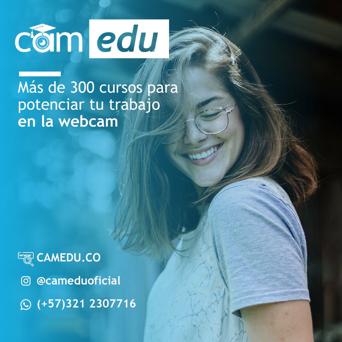 Latamlalexpo's tweet photo. Desarrolla todo tu potencial en CAM EDU: la academia pensada para capacitar y profesionalizar a modelos, productores, creadores de contenido y estudios.

Conoce toda su oferta académica en nuestra octava edición de Lalexpo.

#Lalexpo #AdultExperts #BestBusiness #Entretenimiento https://t.co/IWZcFNUYH0