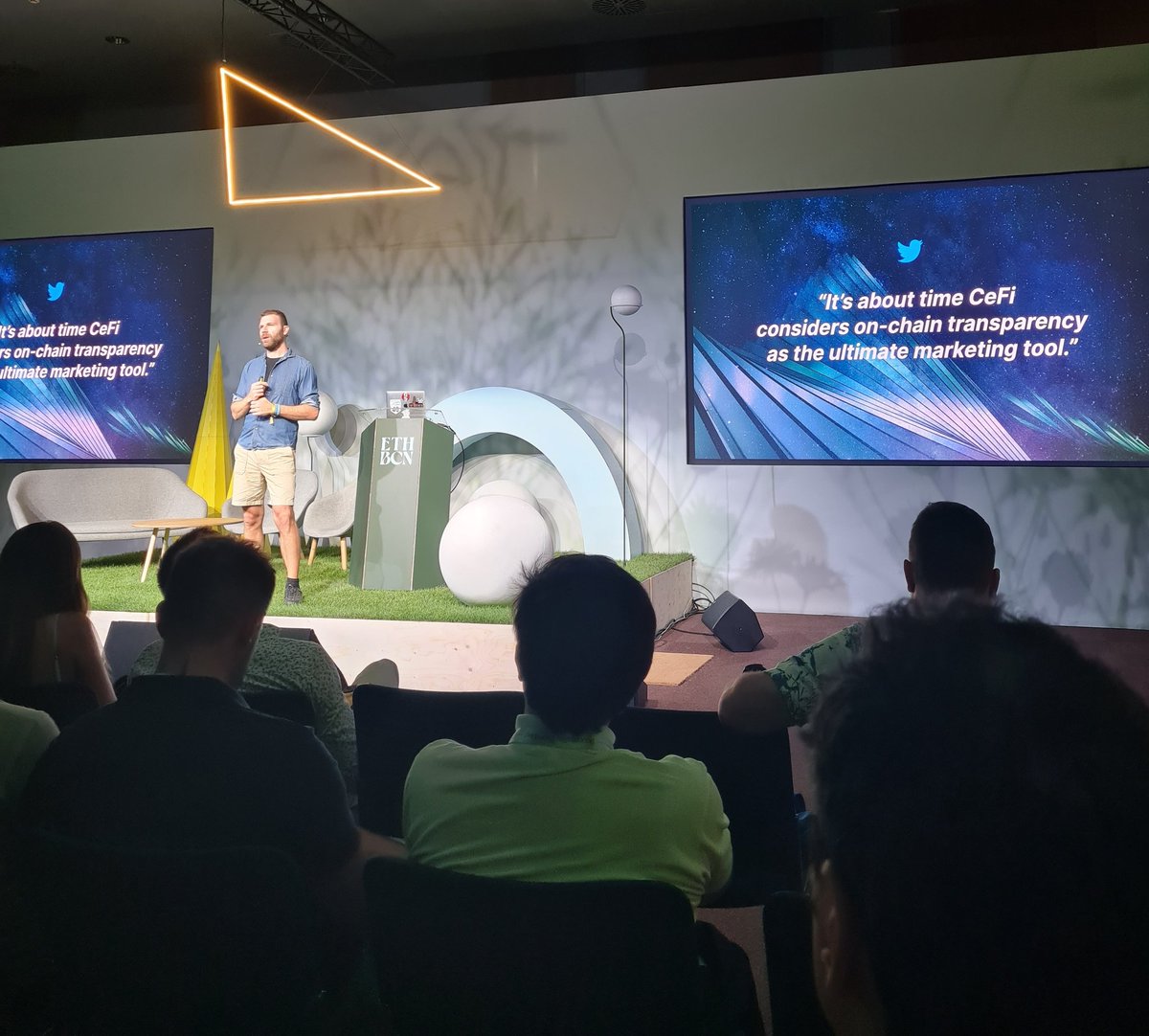 Seguimos 🙌. Excelente segundo día en <a href="/eth_barcelona/">ETHBarcelona</a>