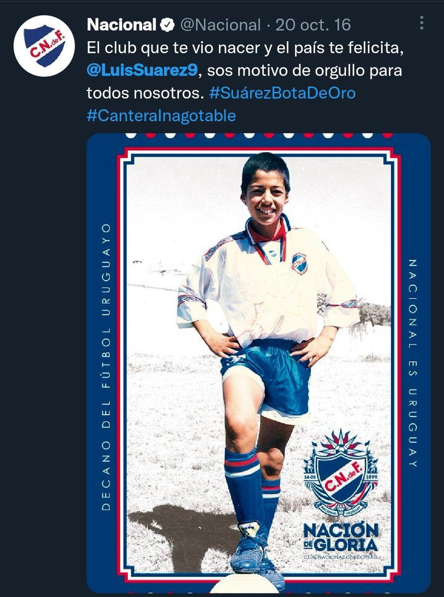 CNdeF__14051899's tweet photo. Pobre de Luis Suárez el club nunca lo mimó https://t.co/ALDSC3oRo1