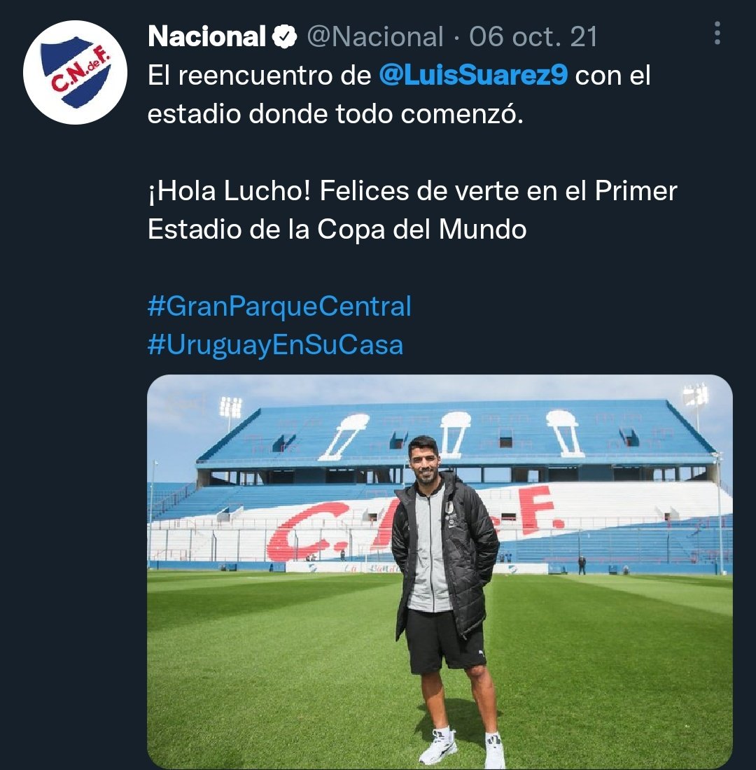 CNdeF__14051899's tweet photo. Pobre de Luis Suárez el club nunca lo mimó https://t.co/ALDSC3oRo1