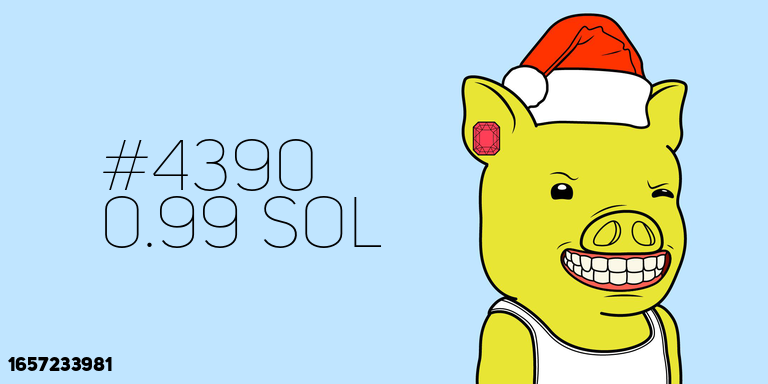 🐷 Piggy #4390 SOLD for 0.99 S◎L

→ alpha.art/collection/pig…

📝 explorer.solana.com/tx/4Ek4PApmFHf…