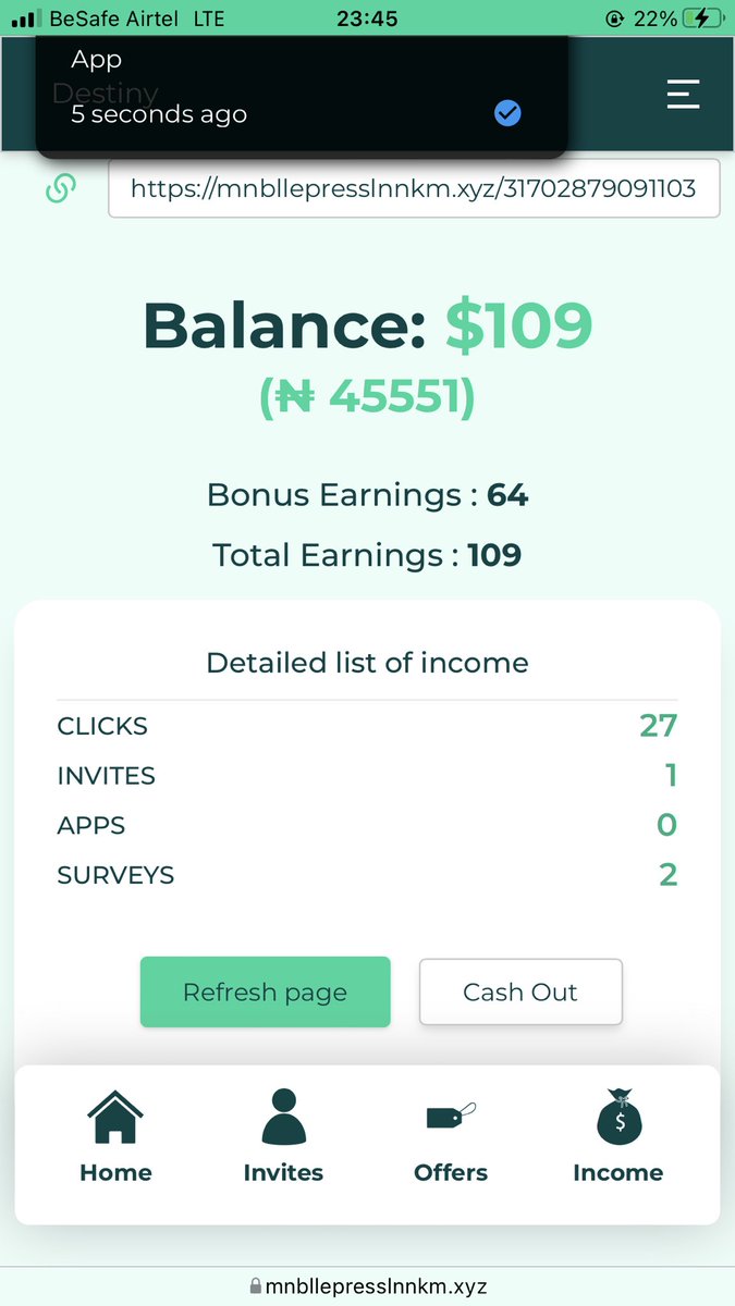 MoradoMorado16's tweet photo. Hey I joined a network called https://t.co/MZrt1rNrja and earned $25.00! You get paid for testing out new free apps and posting on social media. Sign up with my link for an instant $25 signup bonus! https://t.co/wyZAKo4ga2 https://t.co/yl1BPgO3ck