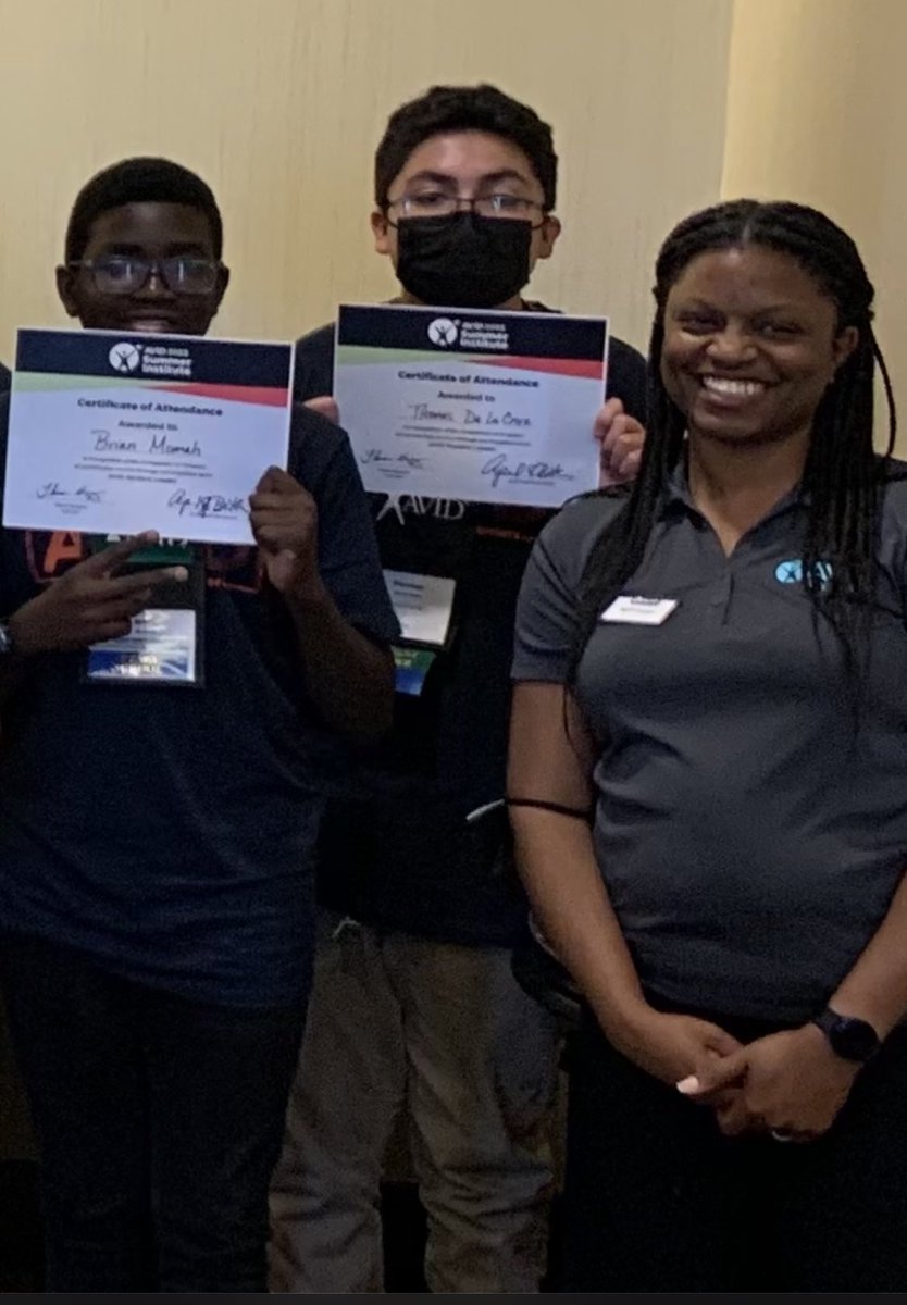 AVID_OGMS's tweet photo. We couldn’t be more proud of our @GoodnightSMCISD student leaders!💜 They shared their AVID experience with educators from across the country @AVID4College Summer Institute to inspire #AVID4Possibility. @SMCISD_AVID @EducatorAJM https://t.co/TMsBhQsBoR