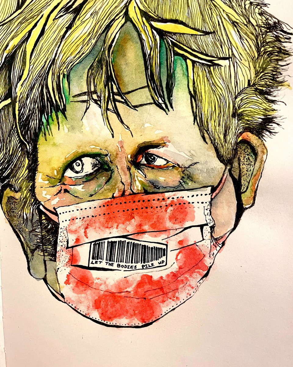 AliTareen000's tweet photo. Let the bodies pile up 

#letthebodiespileup #Ego death #artwork #portrait https://t.co/DGB3zExvr5