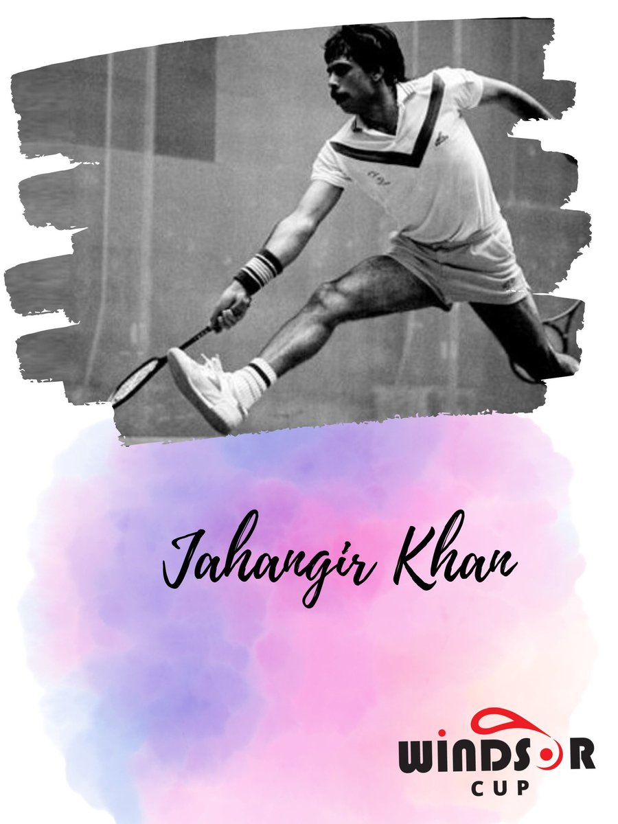 windsorcup1's tweet photo. Gear up to join our Pros! Bringing to you @JK555squash , one of the legends in the history of squash. Mark your Calendars from August 15th to 21st as Jahangir Khan cup pairs with PSA Challenger circuit.
@devonshiremall 
@windsorcup1 
@squashcanada 
@SquashOntario 
@PSAWorldTour https://t.co/a4bK0rSDh7