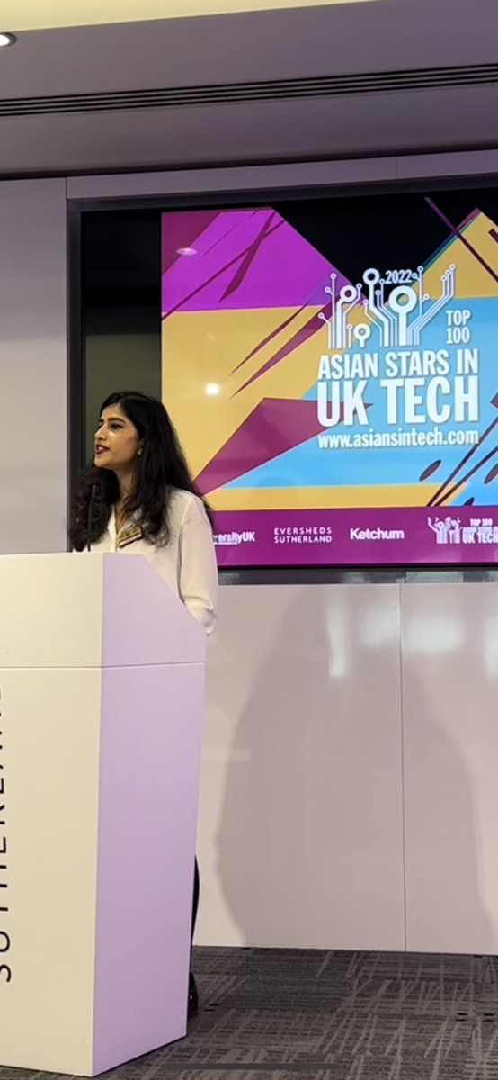 _karishmagupta's tweet photo. Never have I ever met so many role models in the same room. Thank you @diversityuk for giving me the opportunity to pitch @satatland in a room full of Asian Achievers! ❤️ 

#Diversity #impactstartup #femalefounder https://t.co/iorB5Rxm8G