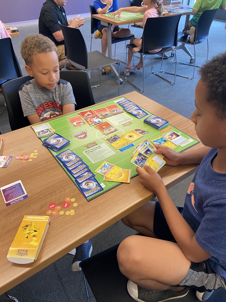 woburnlibrary's tweet photo. Pokemon cards aren't just for trading &amp; collecting. We had a BLAST learning how to play the Pokemon Trading Card Game with One Up Games. Better watch out; we have some top-tier Pokemon trainers on our hands!

#pokemoncards #librarygames  #tweenevents #woburn #woburnlibrary https://t.co/Jj3swQyAo3