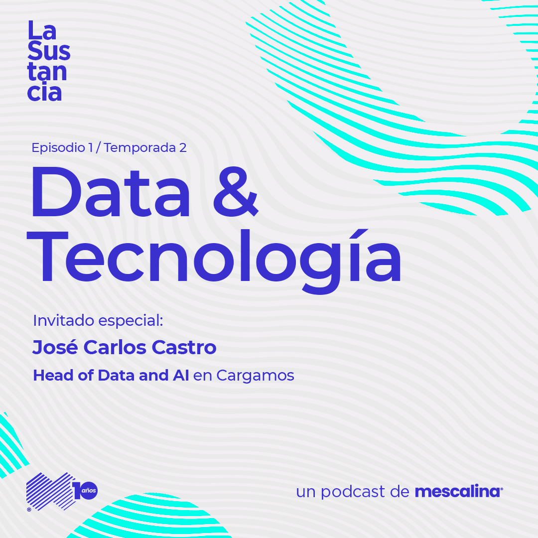 🔔🔔Estrenamos temporada de nuestro podcast🔔🔔 Hoy en La Sustancia @jcastrom91 Head of Data &amp; AI de Cargamos, para charlar de Data y Tecnología. Ya disponible en tu plataforma favorita.

Apple Podcasts: apple.co/3r964JR 
Spotify: spoti.fi/3NPaoYy