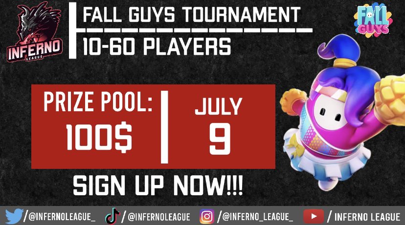 100$ Fall Guys Tournament!!!

Join now!!!

discord.gg/adgxUQkVaK