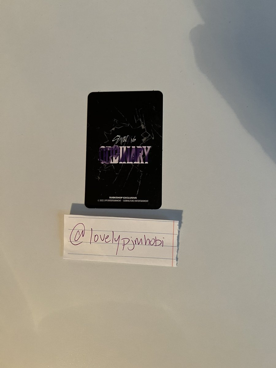lovelypjmhobi's tweet photo. WTS
selling 2 han jisung pc from subkshop preorder benefit if interested please dm me
USA ONLY
$20 each pc
accepting through paypal only f&f
🏷 #skz #straykids #oddinary #christmasevel #preorderbenefit #photocard #hanjisung #han https://t.co/L8MmnYUyBL