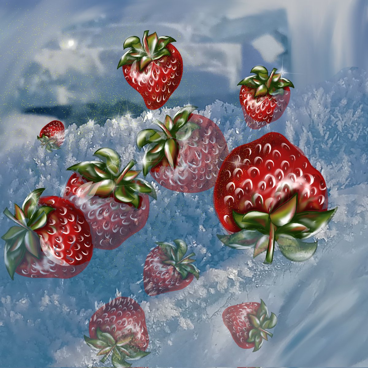 GM #NFTCommumity 
My #newdrop 
What is summer without strawberries🥰😍
opensea.io/assets/ethereu…