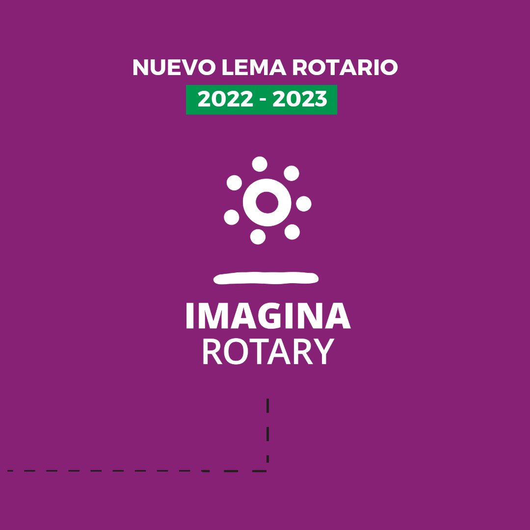 LhaRotaract's tweet photo. ✨ IMAGINA ROTARY ✨
Nuevo lema presidencial 2022 / 2023 - Jennifer E. Jones
#Rotaract #RotaractMca #ImaginaRotary #ImaginaRotaract #Mendoza #LasHeras #Argentina https://t.co/G7PcpXjHet
