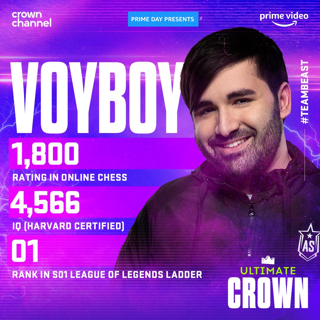 Voyboy's tweet photo. hello friends, i'm still on break but @MrBeast asked your boy to join #TeamBeast for the ultimate League showdown in Vegas this weekend. Happy to bust back out the Technology for a great cause 😎❤️ https://t.co/M4jJMR500M