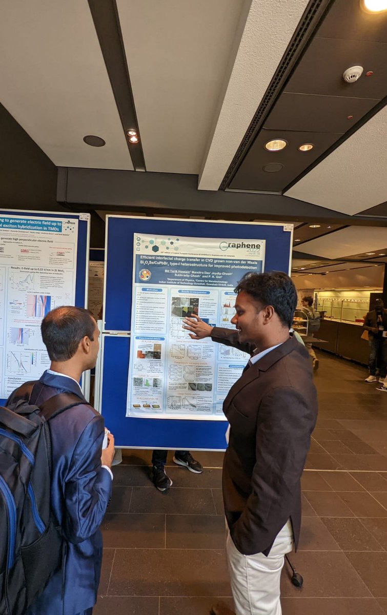 Md Tarik Hossain, PhD (@i_m_tarik) on Twitter photo I am delighted to share that I have presented my work on " Efficient interfacial charge transfer in CVD grown non-Van der Waals 2D Bi2O2Se/CsPbBr3 type-I heterostructure for improved photodetection" in <a href="/GrapheneConf/">Graphene Conference</a> at Aachen, Germany. I am delighted to share that I have presented my work on " Efficient interfacial charge transfer in CVD grown non-Van der Waals 2D Bi2O2Se/CsPbBr3 type-I heterostructure for improved photodetection" in <a href="/GrapheneConf/">Graphene Conference</a> at Aachen, Germany.