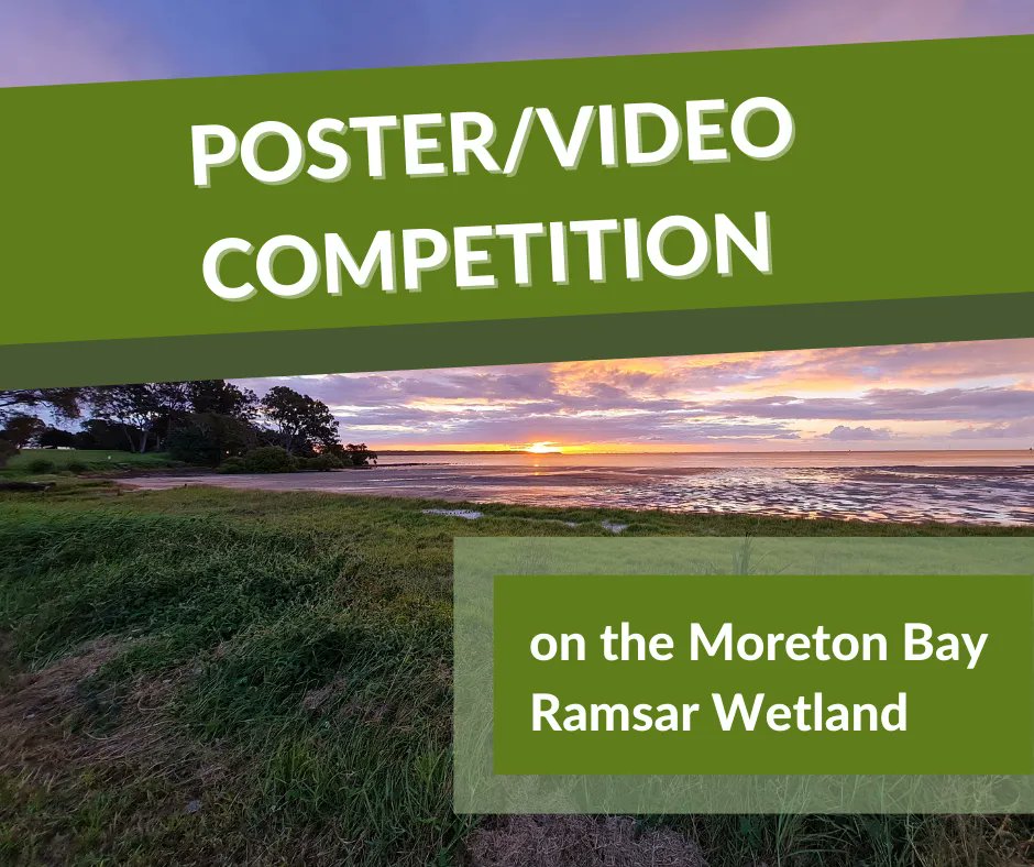 Looking for something to do these school holidays? Get creative and design a poster or video about the Moreton Bay Ramsar Wetland and you could win two nights on Minjerribah (North Stradbroke Island)! More information: buff.ly/3OqKWIJ