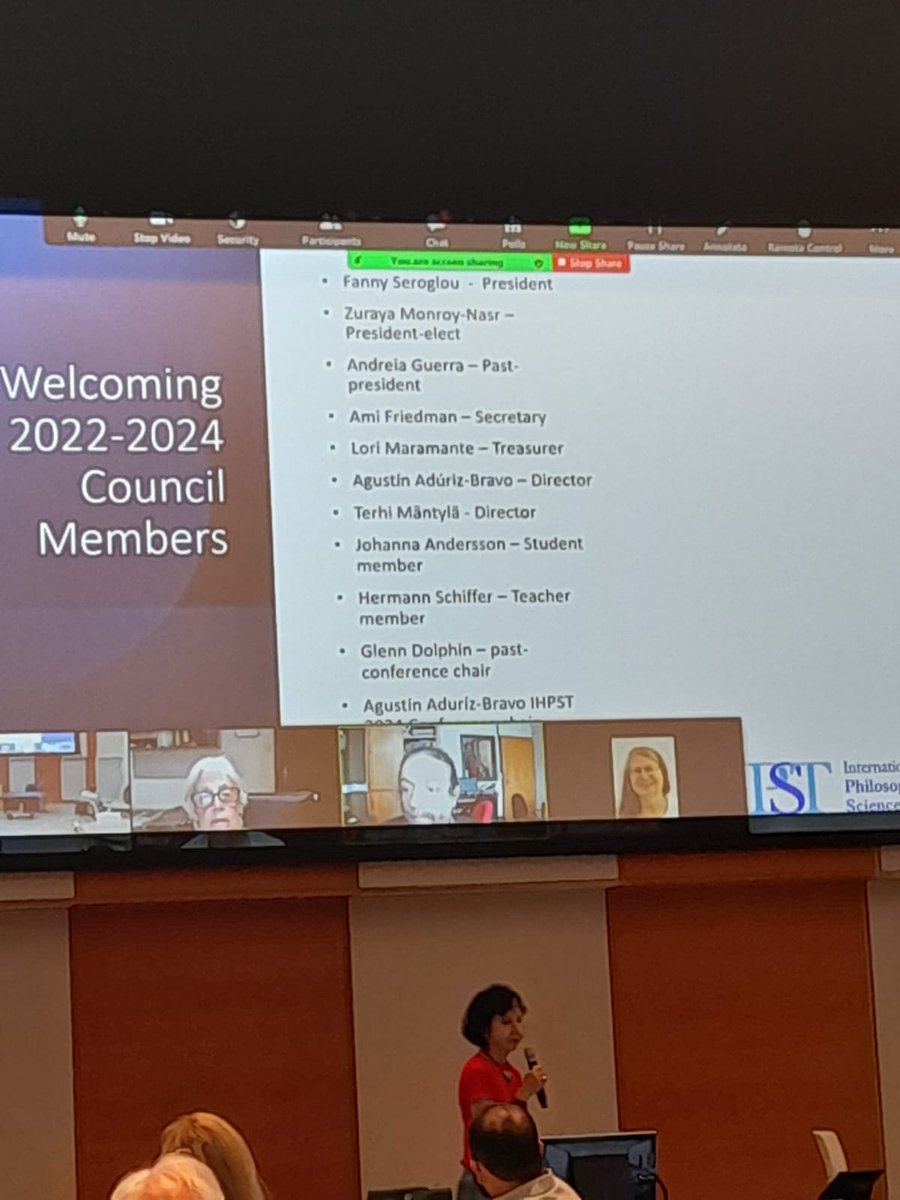 IHPSTgroup's tweet photo. #IHPST has a new council that was announced at the Business Meeting. We thank the great work done by the old council and welcome the new one, wish you a great term! https://t.co/qKGS13aviv
