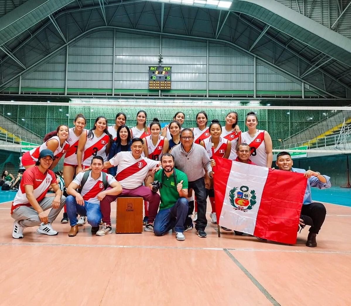 TVCCvball's tweet photo. Time to celebrate the accomplishments of Lizzy and Mafer 🇵🇪 
2 of our cardinals have had the honor to represent Peru during the 2022 Bolivarianos Games in South America and earned 3rd place 🥉 #proud #congratulations #amazingaccomplishment https://t.co/Le0hDrIxNK