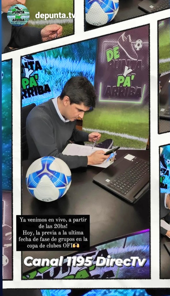 PuntaPaArribaok's tweet photo. Ya estamos EN VIVO. 
Canal 1195 DirecTv. 📺⚽ https://t.co/vBbrEJEdMw