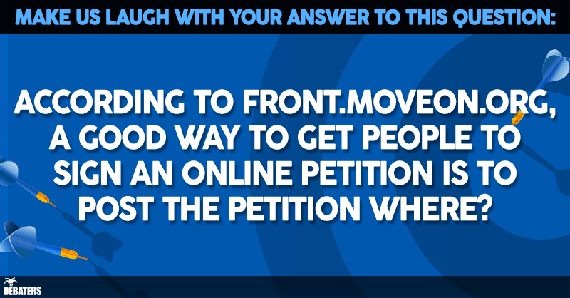 cbcdebaters's tweet photo. Play #FiringLineFriday! https://t.co/uhrVPuo0M0