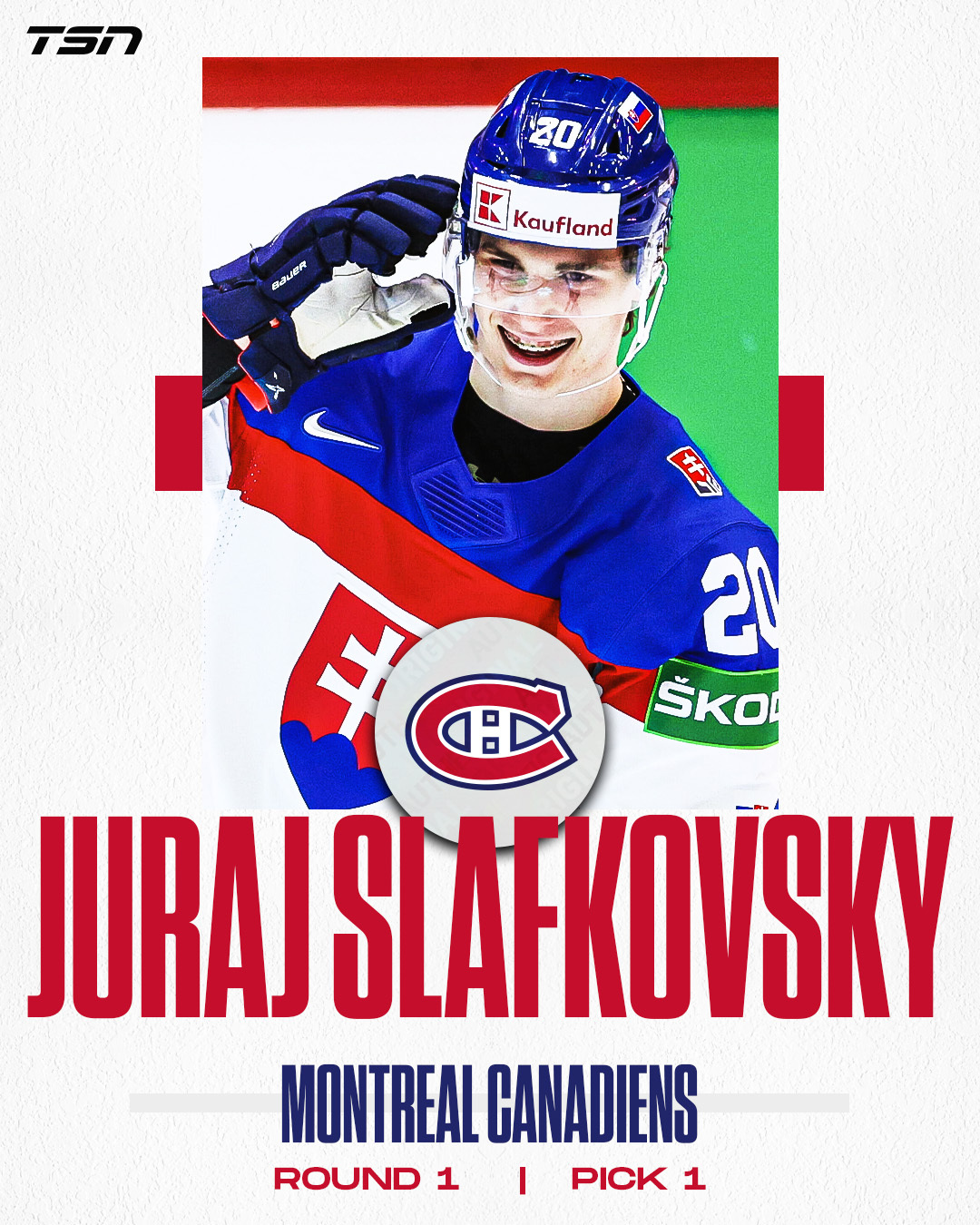 2022 NHL Draft: Canadiens Select Juraj Slafkovský With No. 1 Pick