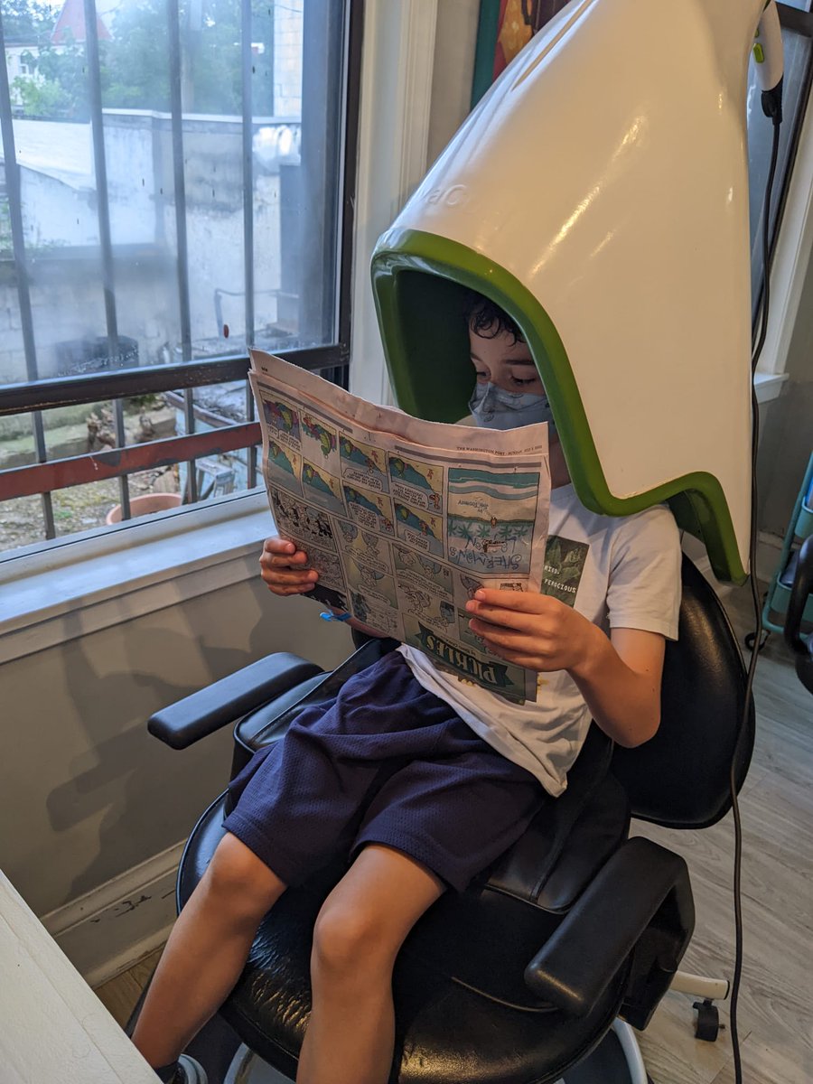 Hi my name is Leilah and I'm jealous of my 6 year old son