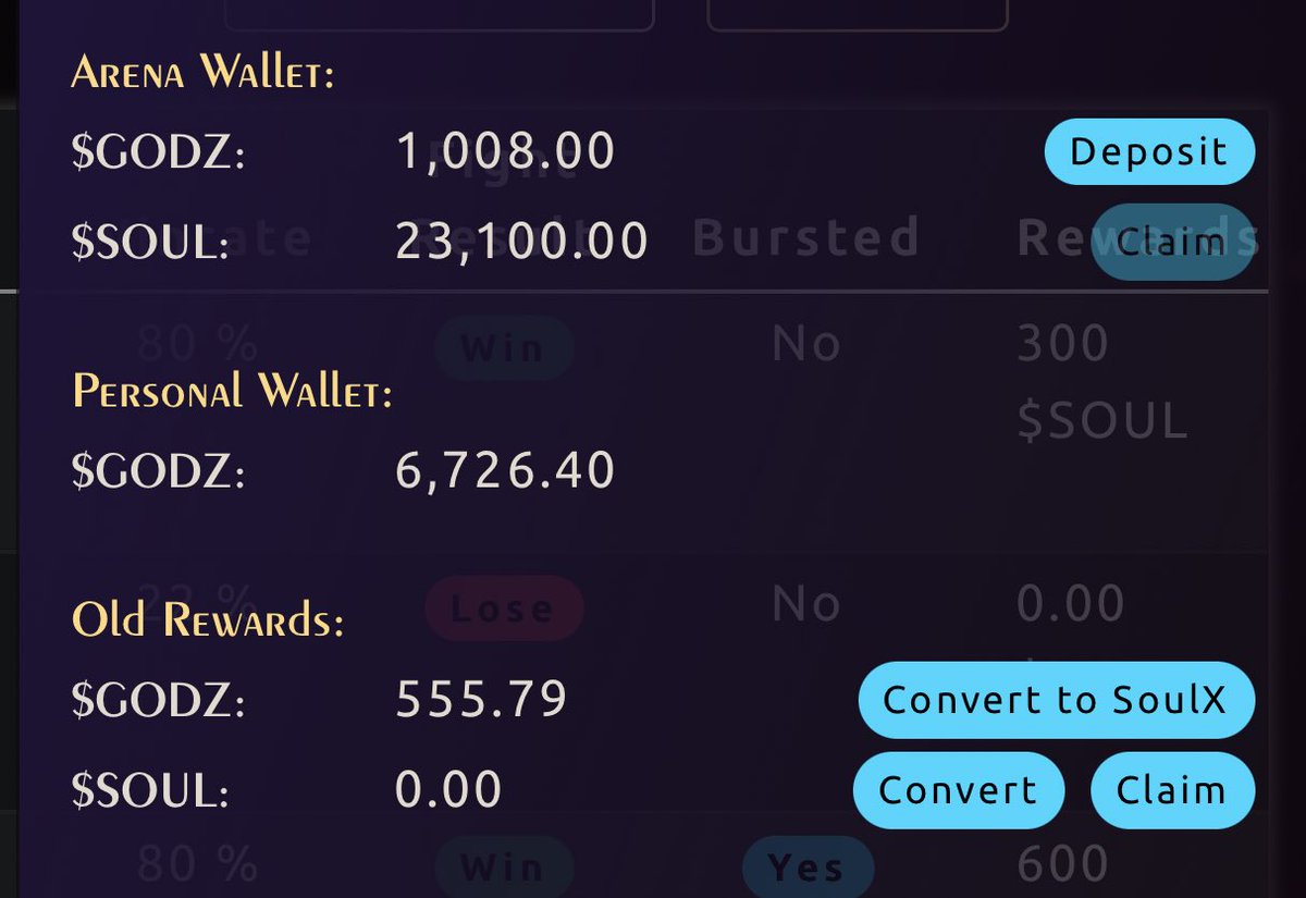 ahki_occ's tweet image. Day 8, 1 burst 1 win 1 lose, currently total 23100 souls won, slowly but surely :) @CryptogodzNFTG @nickjperoni  #GameFi #Play2Earn #godzriseagain to the moon 🚀🚀🚀