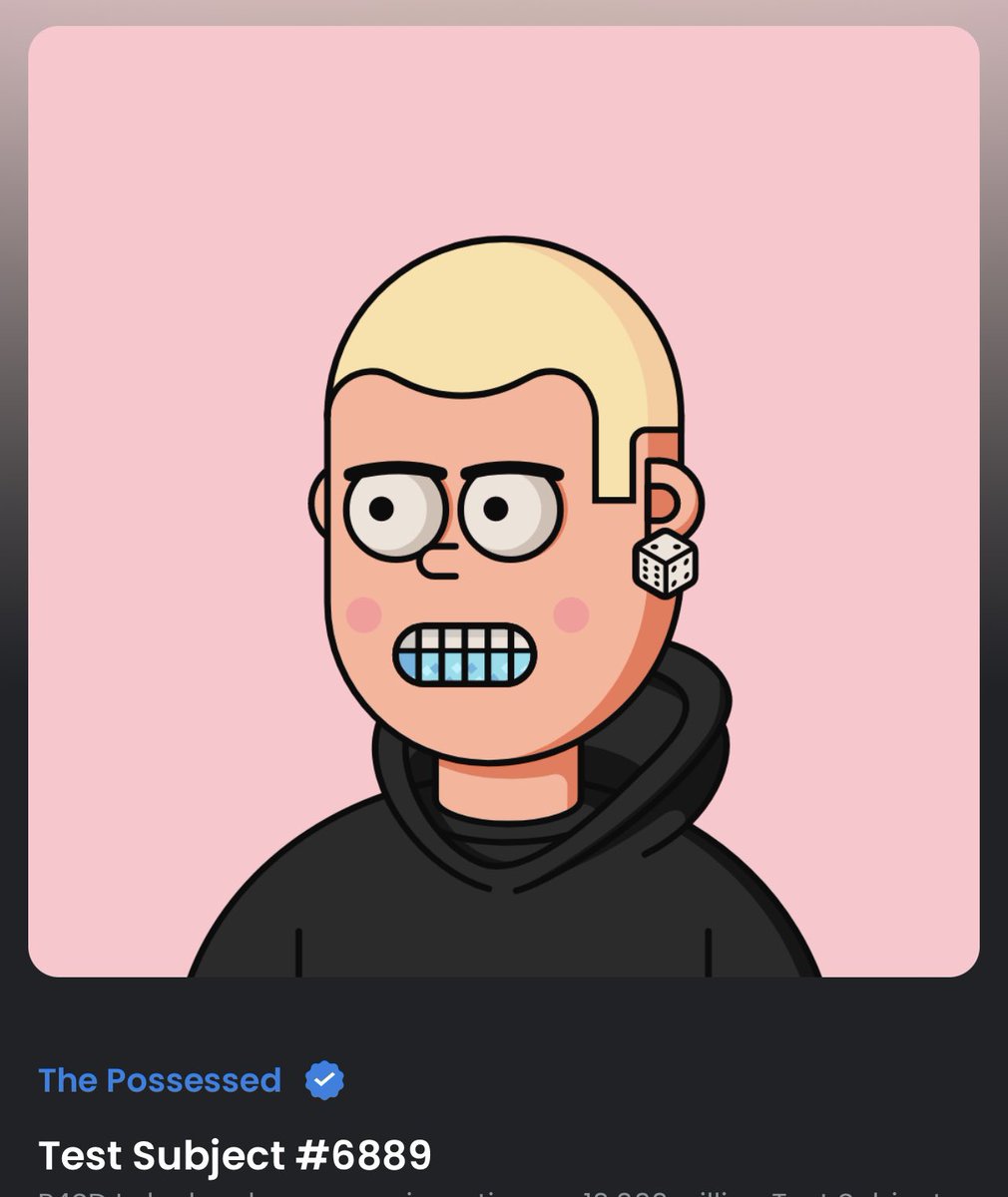 My <a href="/ThePossessedNFT/">pssssd</a> are here. Funny how it kind of looks like me as a teenager, lol!  So much alpha in tonight’s Spaces and Discord party. Can’t wait to watch this project go to the moon 🚀 
<a href="/whatthefurr/">Joe (c,c,c)</a> <a href="/tmw_buidls/">tmw</a> <a href="/kmoney/"></a> 

#NFT #Theposssssed #crypto #web3