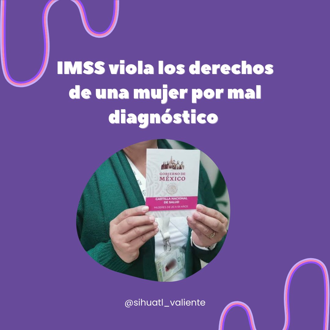 Sihuatlvaliente's tweet photo. Volvimos con una noticia que nos concierne a todas, pues si bien nuestra salud siempre será importante y las omisiones que diversos hospitales tuvieron en este proceso ha sido un enorme problema que afectó gravemente a la mujer de la cual te hablamos.
1/2 https://t.co/Rkj6lHEiPz