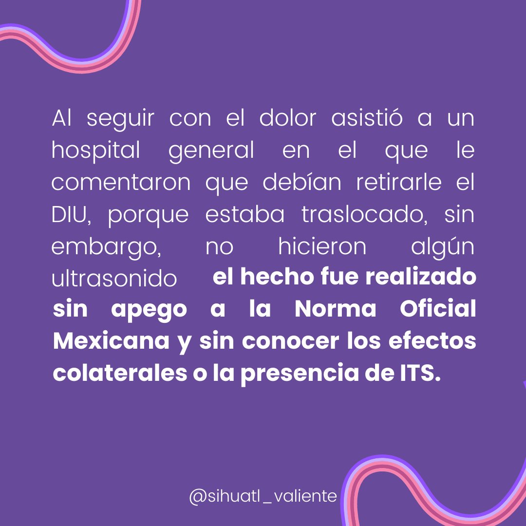Sihuatlvaliente's tweet photo. La trasgresión a derechos sexuales, derecho a la salud y a un proyecto de vida, son algunos derechos violentados en este caso...
¿Tú qué opinas?

#MujerValiente #SihuatlValiente #IMSS #Salud #negligenciamedica #violenciadegenero #noticias

2/2 https://t.co/SqLAbscfyT