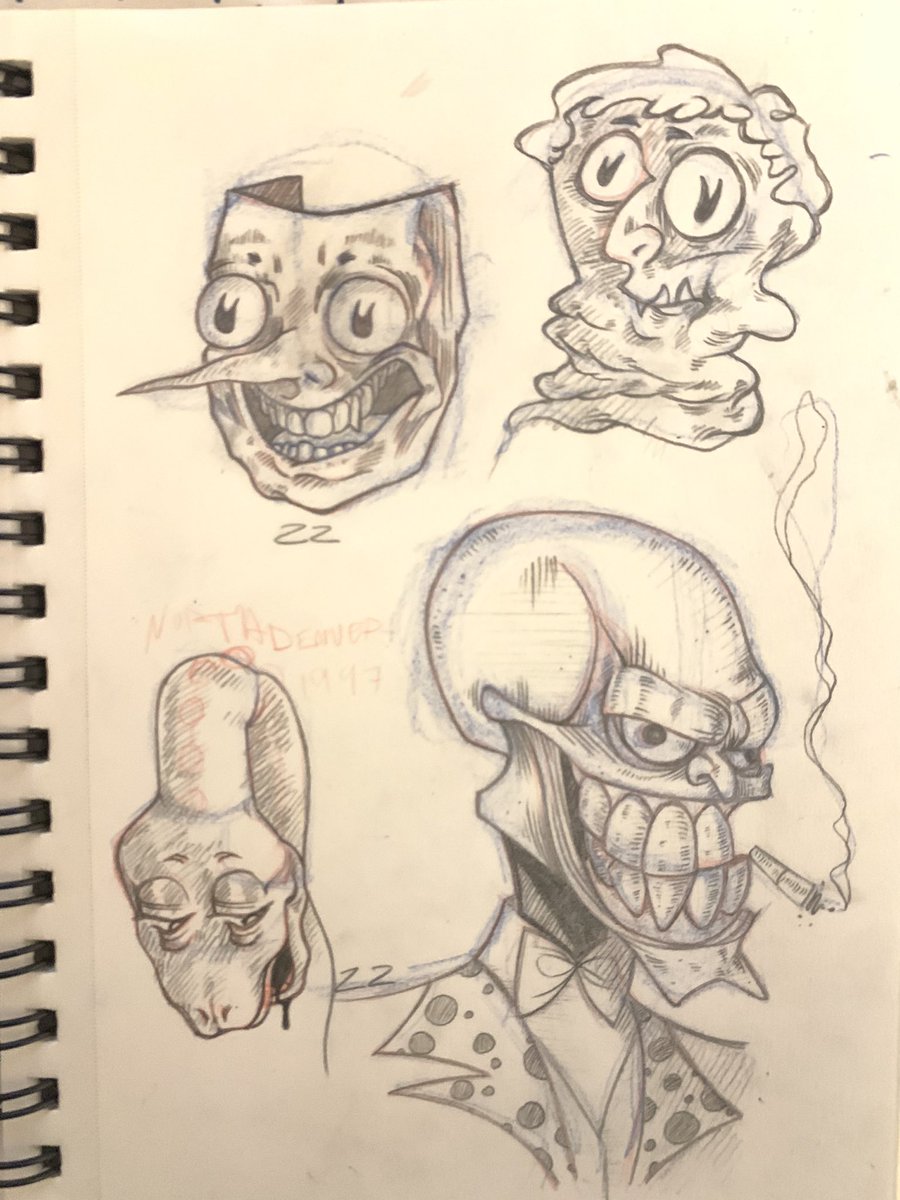 PunchVamp's tweet photo. Not me taking photos of some of my sketches that have lighting that looks like pee https://t.co/Zeclk5ZHtW