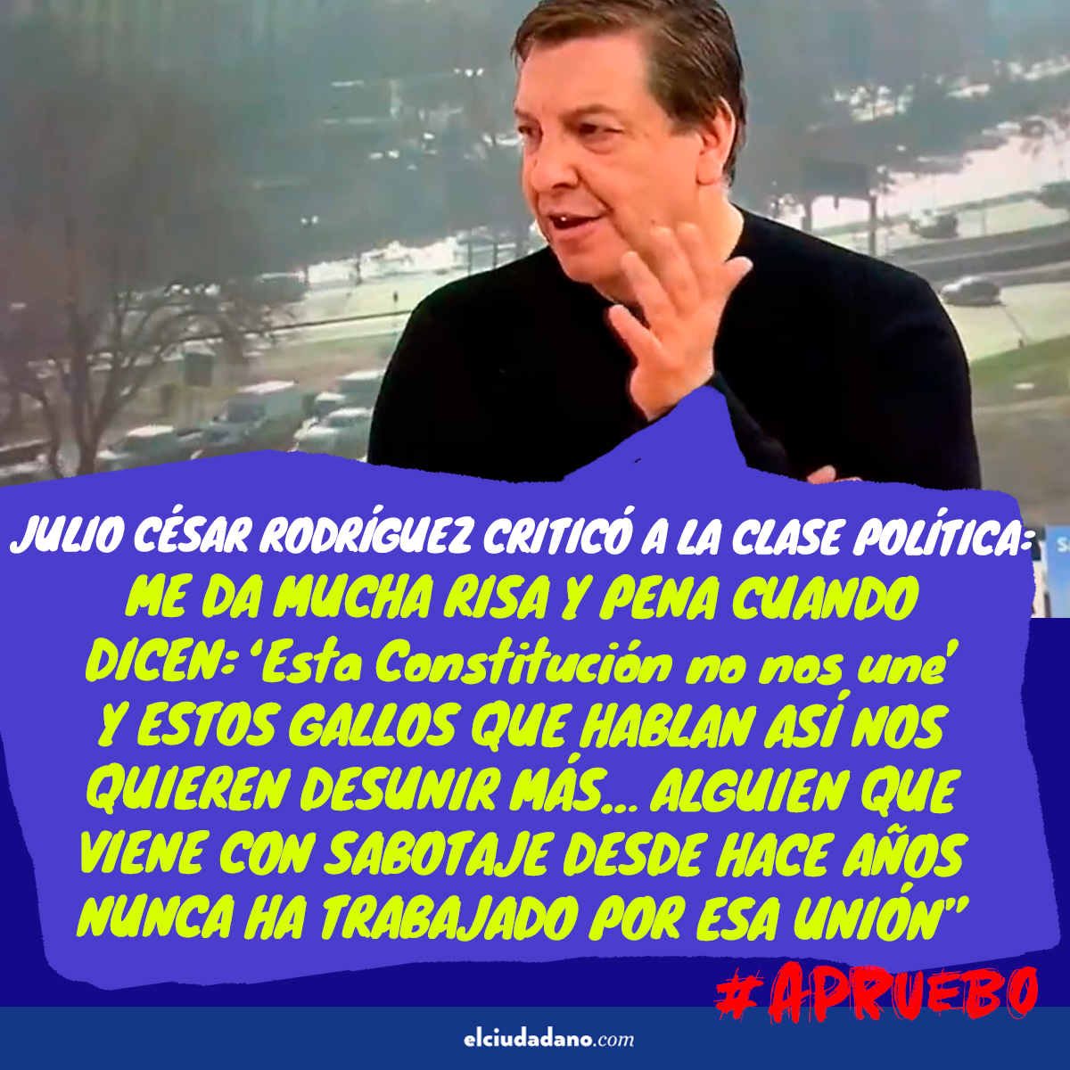 El_Ciudadano's tweet photo. ¿Qué opinas de la critica que hizo Julio Cesar Rodríguez a la clase política? 🤔 https://t.co/KfpxPcD2D5
