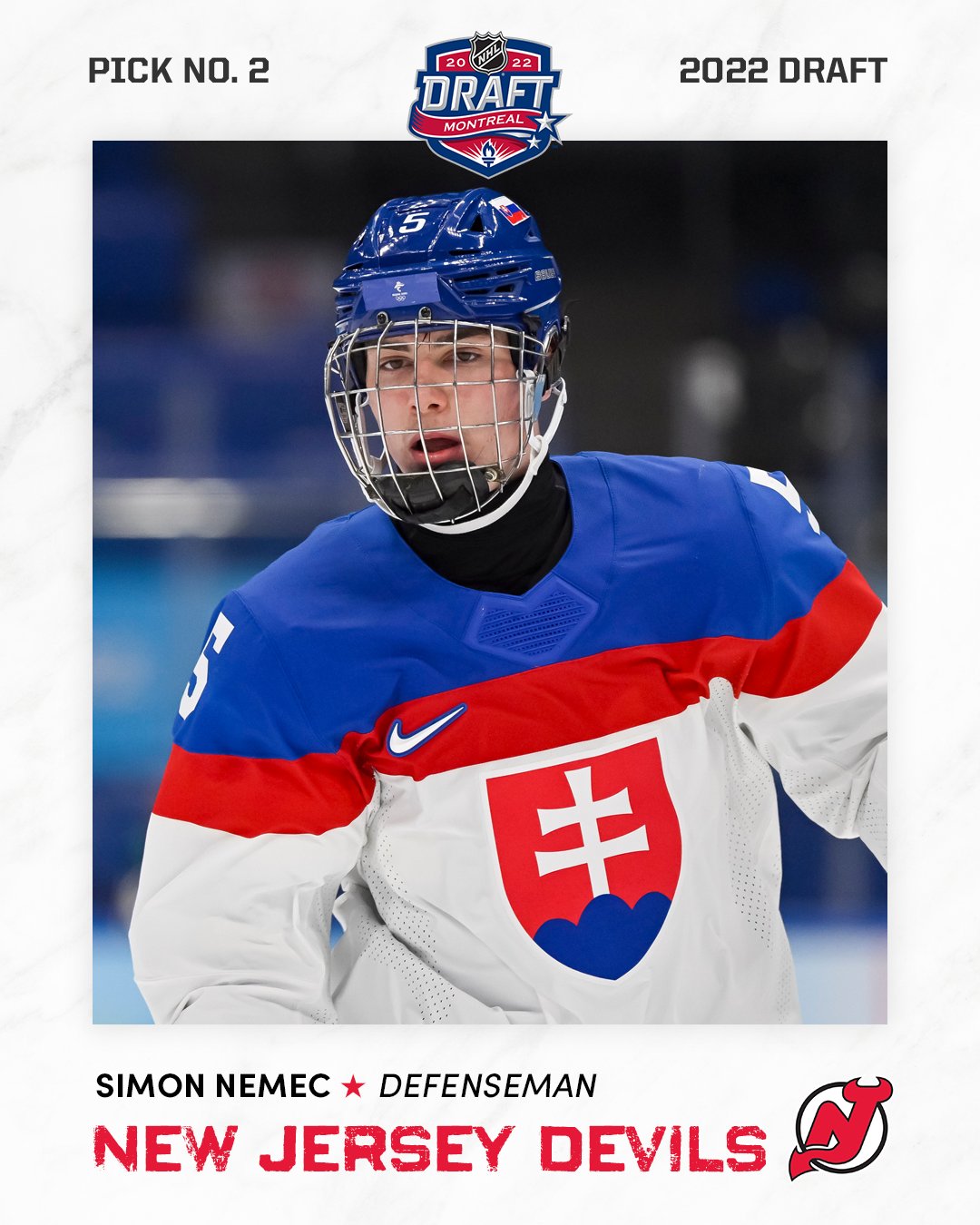 Simon Nemec autographed Slovakian 8x10 photo. Nemec was selected 2nd  overall by the NJ devils in the 2022 NHL draft #nemec #2ndoverallpick…