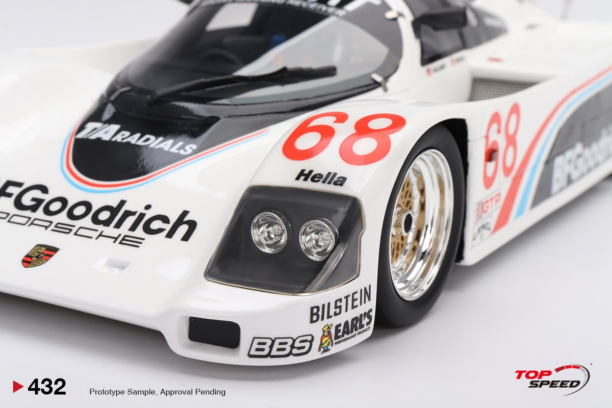 TopSpeed_Model's tweet image. 🏎 [ TopSpeed Model ]  1:18 Resin Model
&amp;gt;&amp;gt; New on Pre-Order &amp;lt;&amp;lt;

📌 TS0432
Porsche 962 #68 BFGoodrich 
1986 IMSA Road America 500 Miles

#TopSpeedModel #tsmmodel #TSMModels