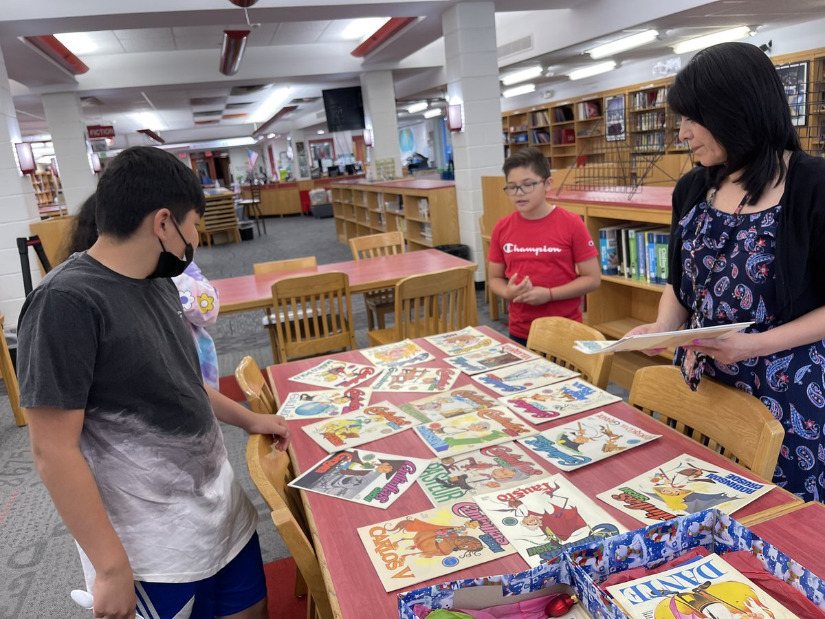 It was a pleasure to listen and share our Memory objects during camp. I was able to share an important part of my childhood and culture with our learners. The Cantinflas series!📚 <a href="/Ms_gomez67/">Masiel Gómez</a> <a href="/MsReyes308/">Marleny Reyes</a> <a href="/MrDeRisi/">Biagio De Risi</a> <a href="/Colemoriarty/">Nicole Moriarty, Ed.D</a>
