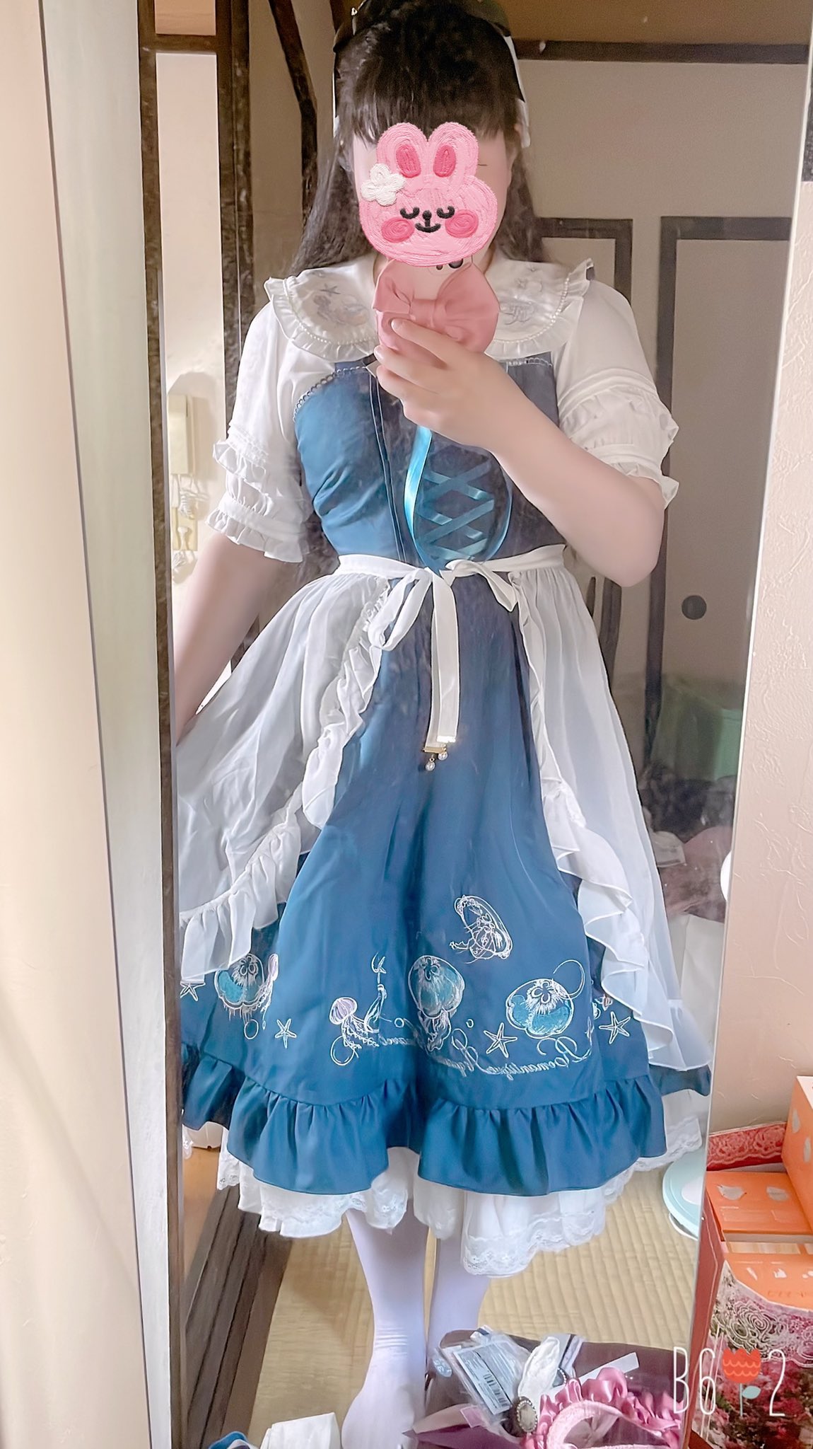 amavel あじさいと雨露のワンピース Sweet Dip Citrusワンピース