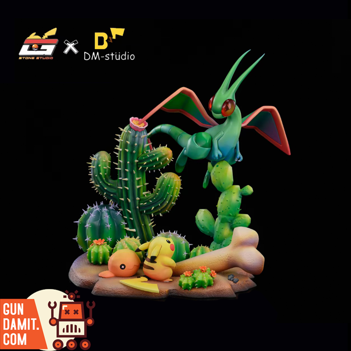 ShowZStore's tweet photo. [Pre-Order] DM Studio Pokemon Flygon,Trapinch &amp; Pikachu Statue
Material: Resin
Height: 27cm / 10.63"
$169.99 Shipping fee nt included
--------
👇link👇
https://t.co/qQNO1IQjT5

#dmstudio #desert #pikachu #flygon #trapinch #pokemon #nintendo 
#actionfigure #modelkit #Gundamit #GD https://t.co/QvmA0DrfhN