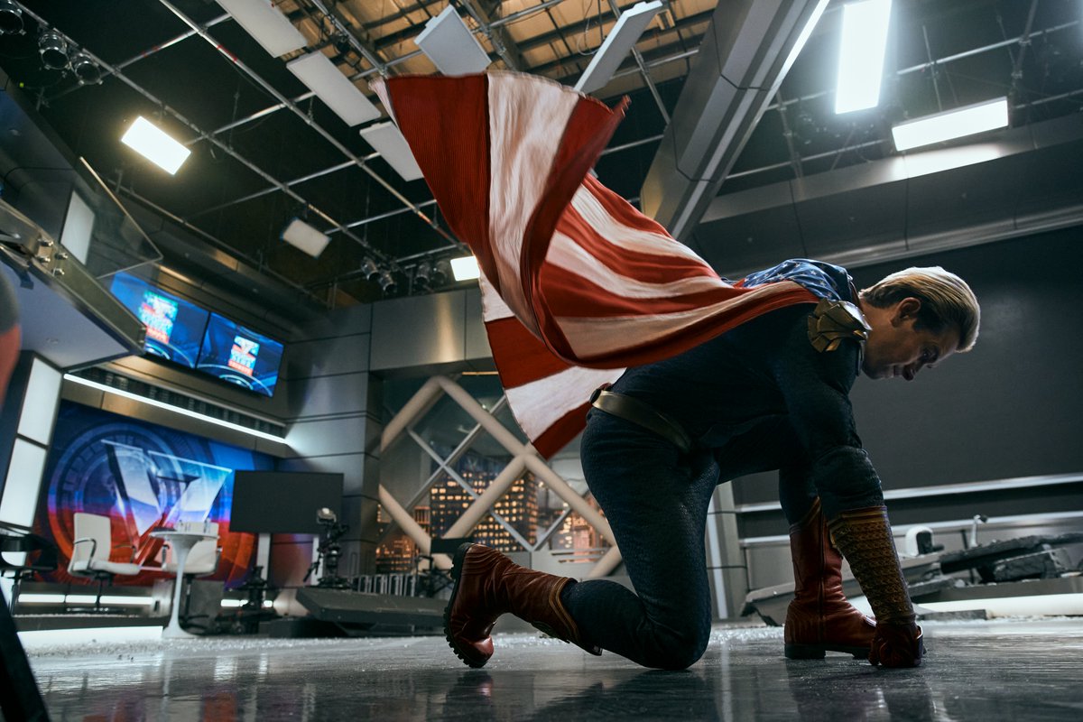 TheBoysTV's tweet photo. #TheBoysFinale has landed — all wrapped up in daddy issues and the American flag. https://t.co/iVD5UvRdDc