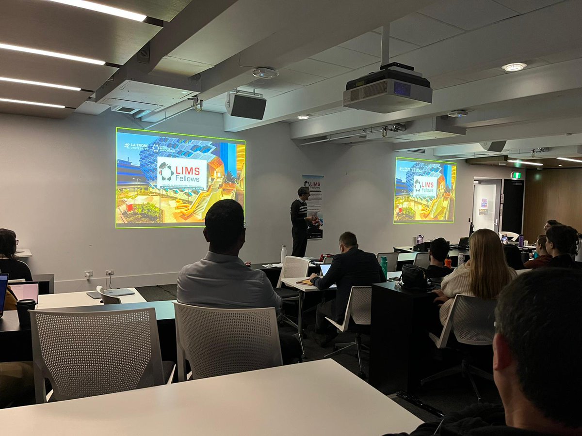 How good are in person events!!! 

@LIMSFellows <a href="/LIMSLTU/">La Trobe Institute for Molecular Science</a>