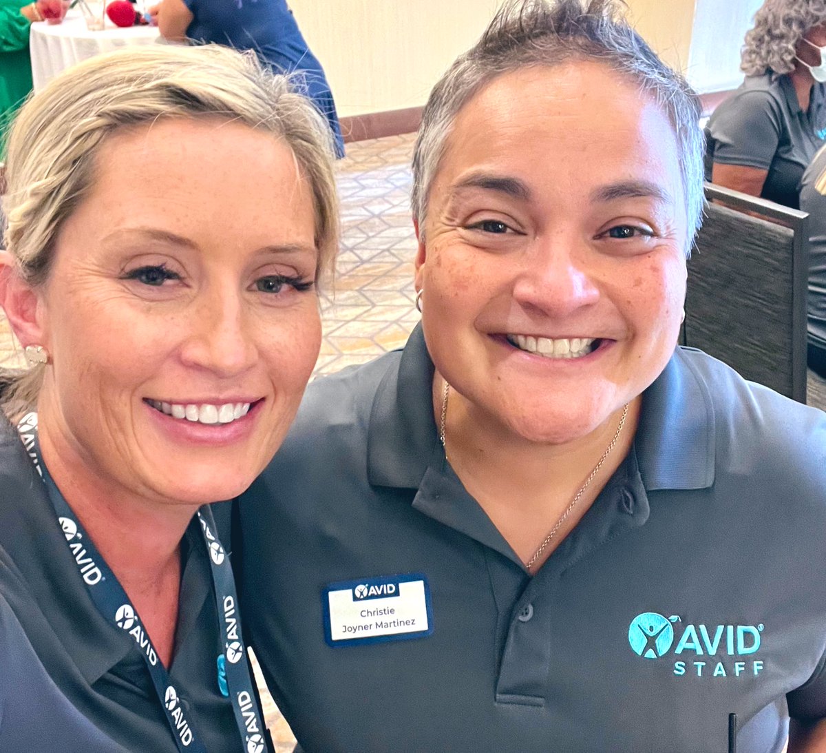 DrDaraEvans's tweet photo. 9 years ago I was a participant in @AVIDCMartinez AVID Elective CoP in San Antonio &amp; today I got to thank her for the incredible impact she has had on my life as an @AVID4College educator!She made me want to be an AVID Staff Developer to help build teacher agency!#AVIDFamily https://t.co/kTTf4pCOwN