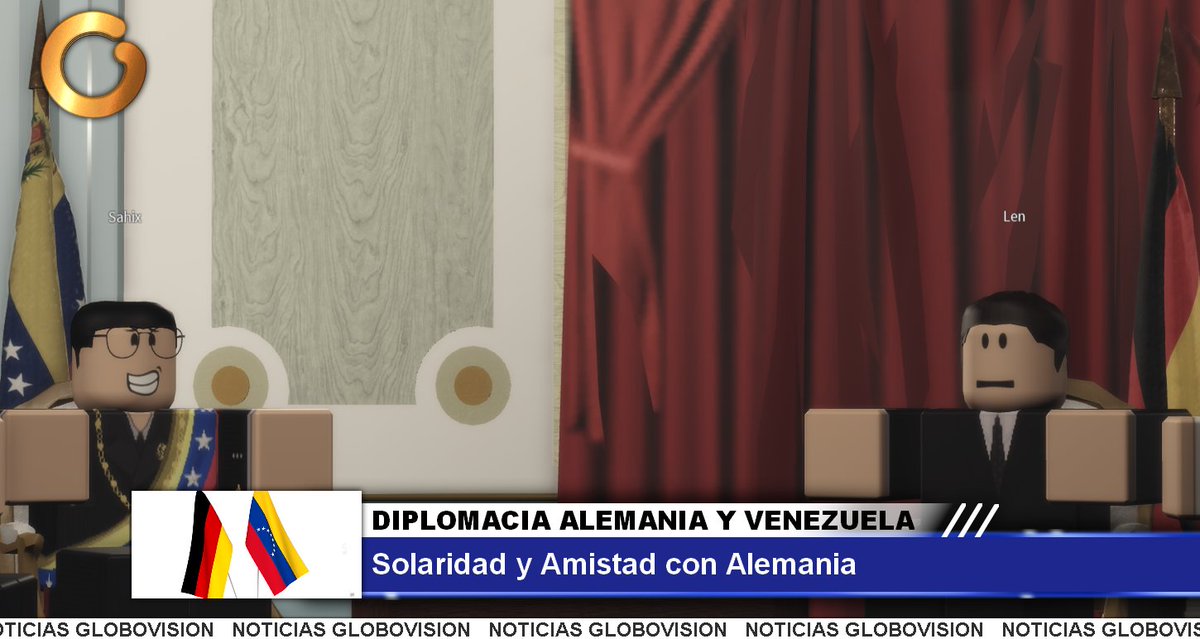VenezuelaRbx's tweet photo. Hoy el Presidente Constitucional conjunto el Ministro y Viceministro de Relaciones Exteriores se reunieron en Miraflores con la Delegación Alemana donde se discutieron temas de Solaridad y Amistad entre ambas naciones y un posible tratado por la simpatía entre sí #Venezuela https://t.co/vfSbnaN2JJ