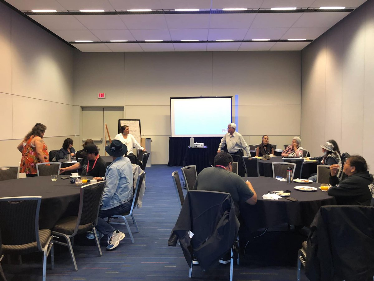 afnyukonregion's tweet photo. The #YukonFirstNation Delegation continuing their good work today, on Day 3 of the #AFNAGA2022 🙌🏽 
#AYukonThatLeads https://t.co/0LBbpagfSA