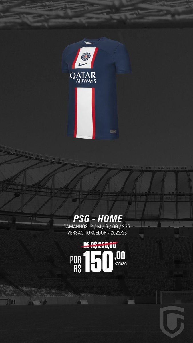 CamisaPesada's tweet photo. 🗼 ALLEZ PARIS!
O manto traz um novo template como base, com o azul marinho como cor predominante. O destaque fica pelo “hechter” centralizado, que aparece com as cores invertidas

Adquira já: 

👕 PSG Home 22/23 
📲 https://t.co/5x5wyAdXT2

#camisapesada
#asuafootballstore https://t.co/XUQCJUzMKd