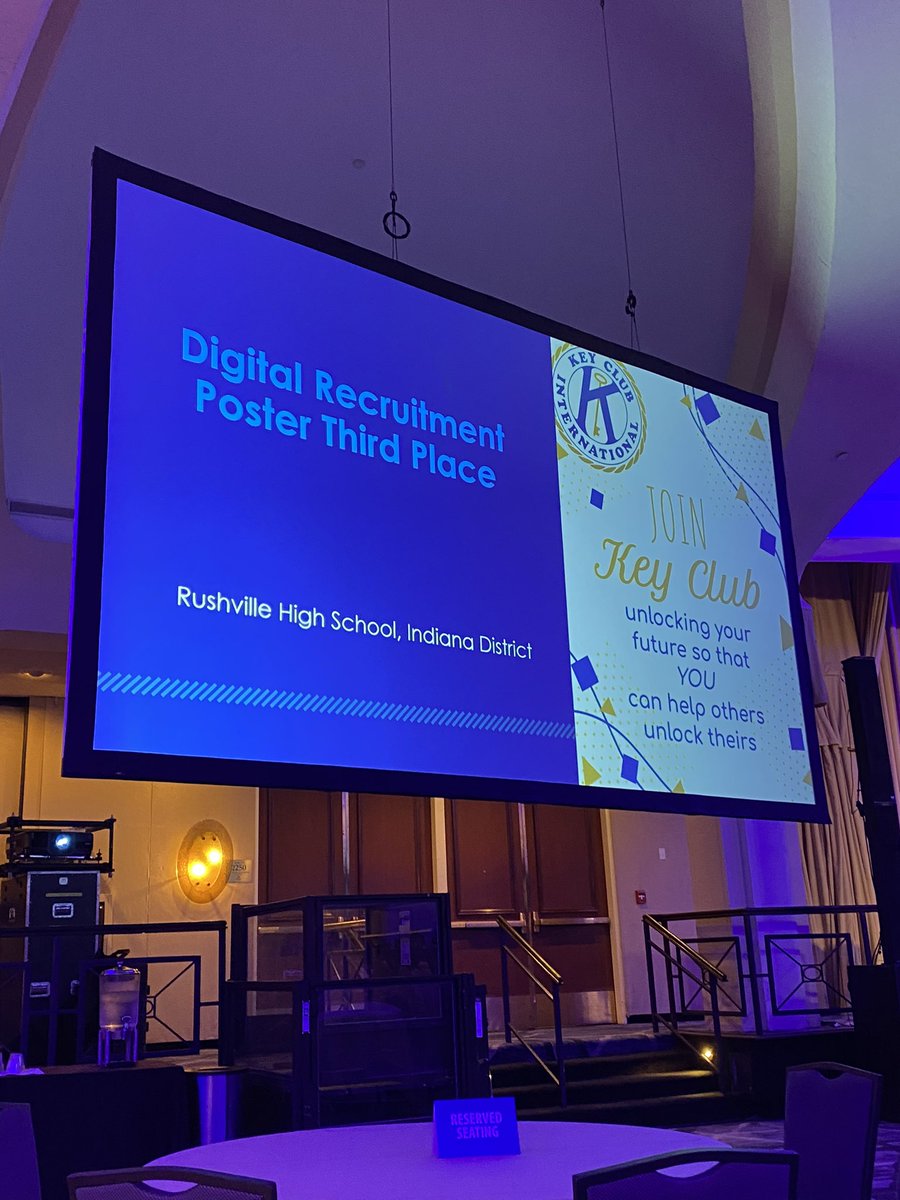 SamiRife's tweet photo. @RushvilleHigh’s Gabby Pavey earned @rushvillekey a 3rd place finish for her digital recruitment poster at @keyclub International Convention in Washington DC! Congratulations to Gabby and RCHS Key Club! #keyclub22 #kiwanis https://t.co/CRjSEq1cXh