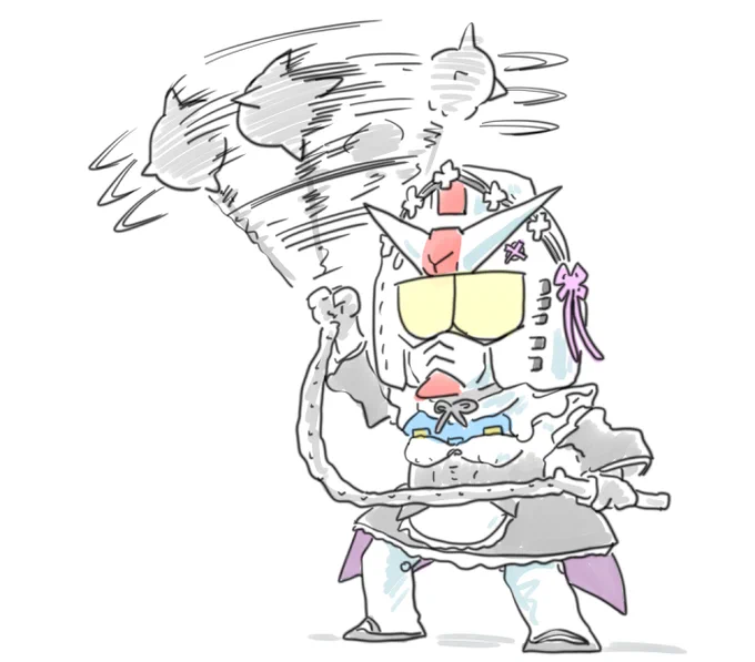 ゆるいガンダム絵を描くのが好きです。 