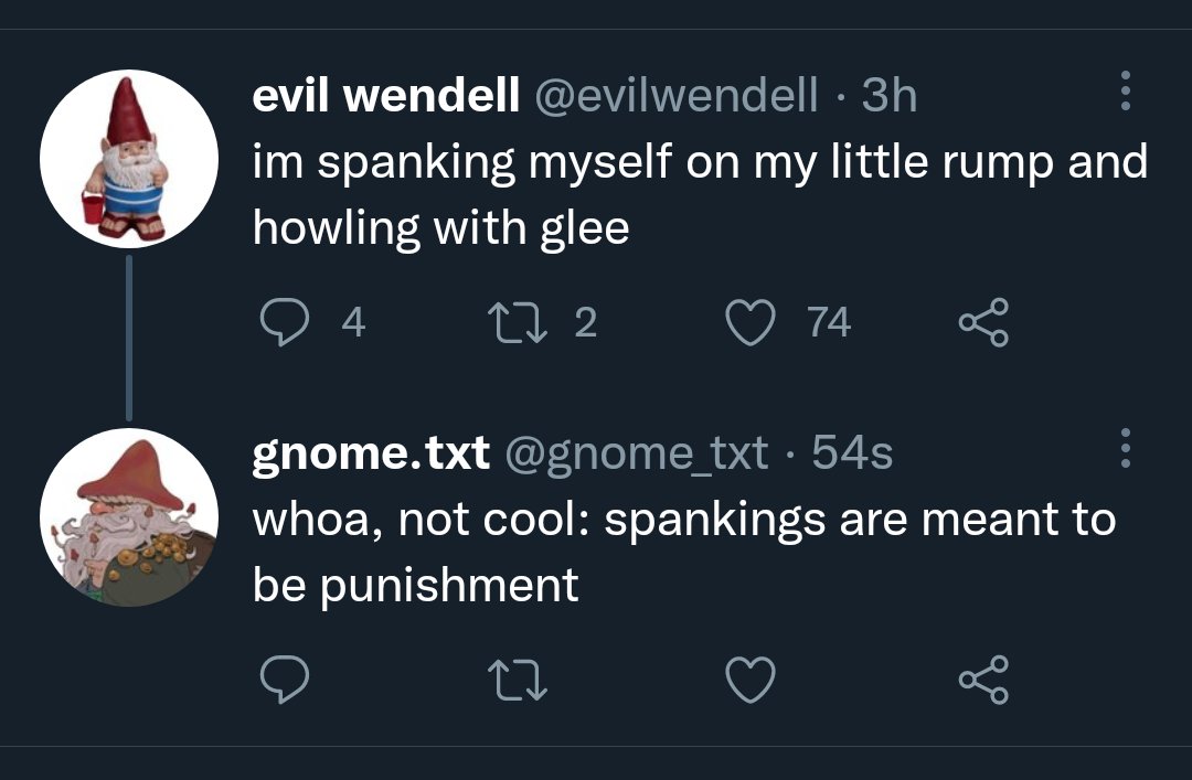 FleshToaster's tweet photo. I love gnome twitter https://t.co/btJJeoQgrF
