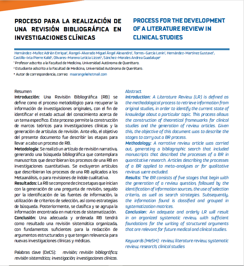 EiDrianDM's tweet photo. A todas y todos: les comparto mi artículo en donde describo el proceso para una Revisión Bibliografica; permitiendo una obtención precisa de artículos y su tamizaje de acuerdo a sus diseños.

Es útil para el desarrollo de investigaciones y publicaciones.

https://t.co/sfTSSaUGQ4 https://t.co/RfV2eXZho0
